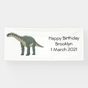 Afbeelding van de Barapasaurus-cartoon Spandoek