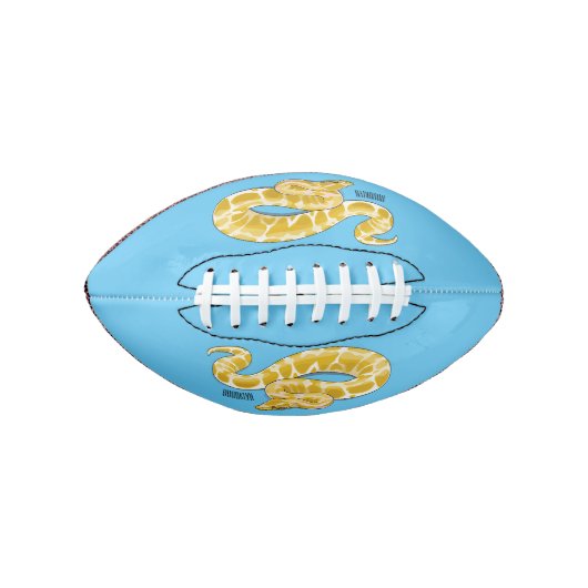 Afbeelding van de Birmese pythonslang cartoon American Football (Voorkant)