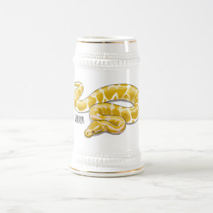 Afbeelding van de Birmese pythonslang cartoon Bierpul