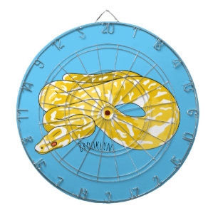 Afbeelding van de Birmese pythonslang cartoon Dartbord