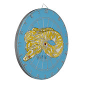Afbeelding van de Birmese pythonslang cartoon Dartbord (Voorkant Links)