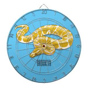 Afbeelding van de Birmese pythonslang cartoon Dartbord