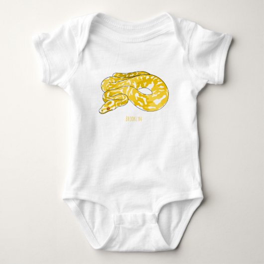 Afbeelding van de Birmese pythonslang cartoon Romper (Voorkant)
