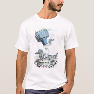 Afbeelding van de broers van de Montgolfier-luchtb T-shirt