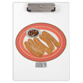 Afbeelding van de cartoon Churo Klembord (Voorkant)