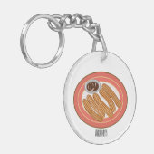 Afbeelding van de cartoon Churo Sleutelhanger (Voorkant Links)