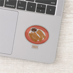 Afbeelding van de cartoon Churo Sticker
