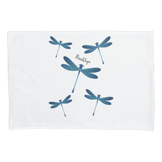 Afbeelding van de cartoon Dragonfly Kussensloop (Voorkant)