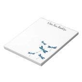 Afbeelding van de cartoon Dragonfly Notitieblok (Gedraaid)
