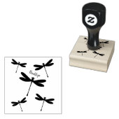 Afbeelding van de cartoon Dragonfly Rubberstempel (Gestempeld)