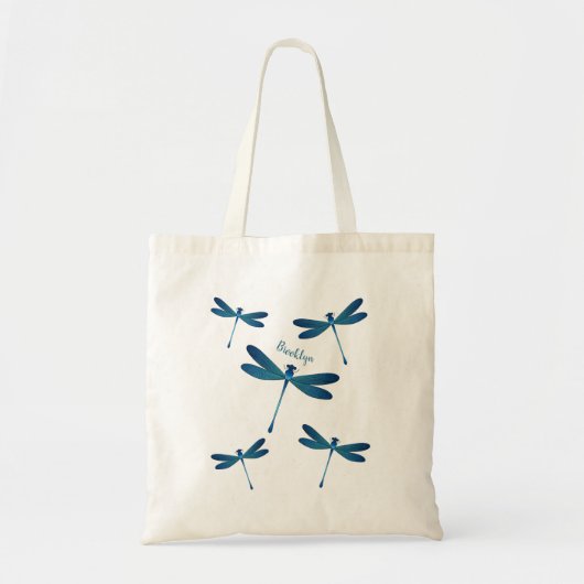 Afbeelding van de cartoon Dragonfly Tote Bag (Voorkant)