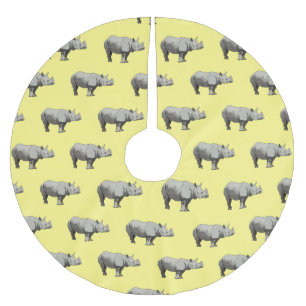 Afbeelding van de cartoon Javan rhinoceros Kerstboom Rok