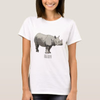Afbeelding van de cartoon Javan rhinoceros