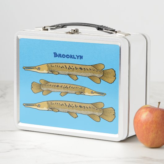 Afbeelding van de cartoon van Alligator garfish (In situ)