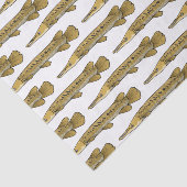 Afbeelding van de cartoon van Alligator garfish Tissuepapier (Detail)