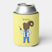 Afbeelding van de cartoon van Bighorn-schaap Blikjeskoeler (Blikje Achterkant)