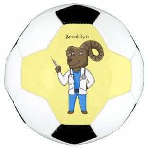 Afbeelding van de cartoon van Bighorn-schaap Voetbal