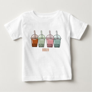 Afbeelding van de cartoon van bubbelthee