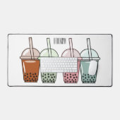 Afbeelding van de cartoon van bubbelthee bureaumat (Keyboard & Muis)