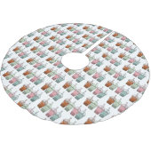 Afbeelding van de cartoon van bubbelthee kerstboom rok (Gekanteld)