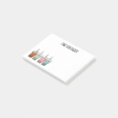Afbeelding van de cartoon van bubbelthee post-it® notes (Schuin)