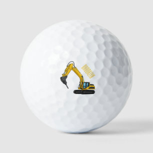 Afbeelding van de cartoon van de breker golfballen