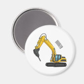 Afbeelding van de cartoon van de breker magneet (Voorkant / Achterkant)