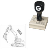 Afbeelding van de cartoon van de breker 	rubberstempel (Gestempeld)