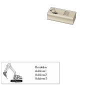 Afbeelding van de cartoon van de breker 	rubberstempel (Gestempeld)