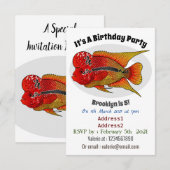 Afbeelding van de cartoon van de drijvende beug kaart (Voorkant / Achterkant)