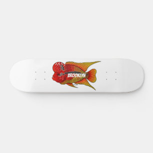 Afbeelding van de cartoon van de drijvende beug skateboard