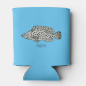 Afbeelding van de cartoon van de Humpback grouper Blikjeskoeler (Achterkant)