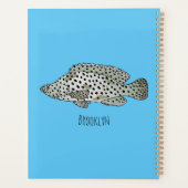 Afbeelding van de cartoon van de Humpback grouper Planner (Achterkant)