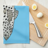 Afbeelding van de cartoon van de Humpback grouper Theedoek (Quarter Fold)