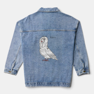Afbeelding van de cartoon van de Jacobijnduivendui Denim Jacket