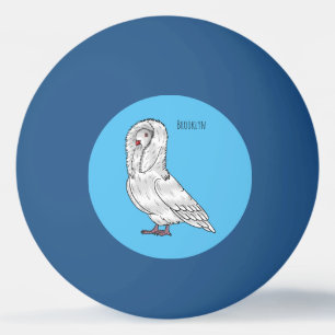 Afbeelding van de cartoon van de Jacobijnduivendui Pingpongballen