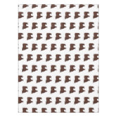 Afbeelding van de cartoon van de koe van het land tafelkleed (Voorkant)