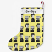 Afbeelding van de cartoon van de levensmiddelenver kleine kerstsok (Achterkant)