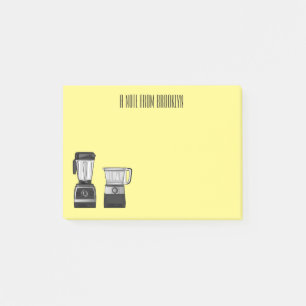 Afbeelding van de cartoon van de levensmiddelenver post-it® notes