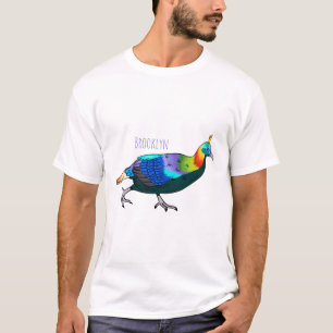Afbeelding van de cartoon van de monale vogel uit  t-shirt