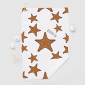 Afbeelding van de cartoon van de Starfish Golfhanddoek (Insitu)