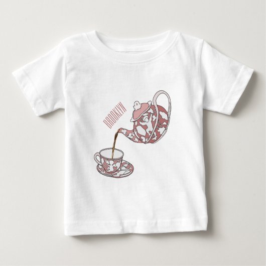 Afbeelding van de cartoon van de teacup-set (Voorkant)