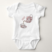 Afbeelding van de cartoon van de teacup-set romper (Voorkant)