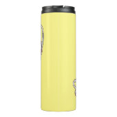 Afbeelding van de cartoon van de teacup-set thermosbeker (Achterkant)