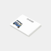 Afbeelding van de cartoon van de trok post-it® notes (Schuin)