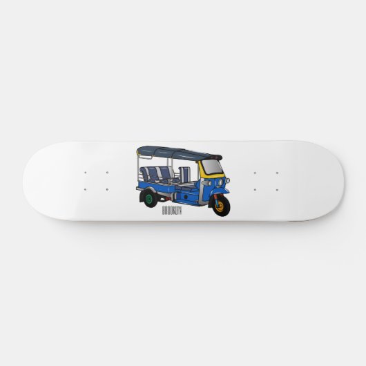 Afbeelding van de cartoon van de trok skateboard (Horizontaal)