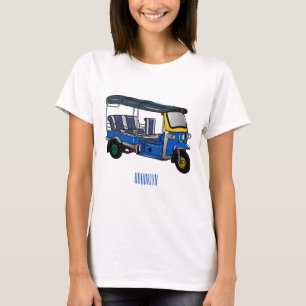 Afbeelding van de cartoon van de trok t-shirt