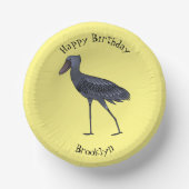 Afbeelding van de cartoon van de vogel papieren kommen (Voorkant)