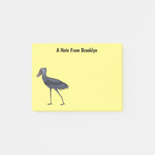Afbeelding van de cartoon van de vogel post-it® notes