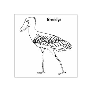 Afbeelding van de cartoon van de vogel rubberstempel